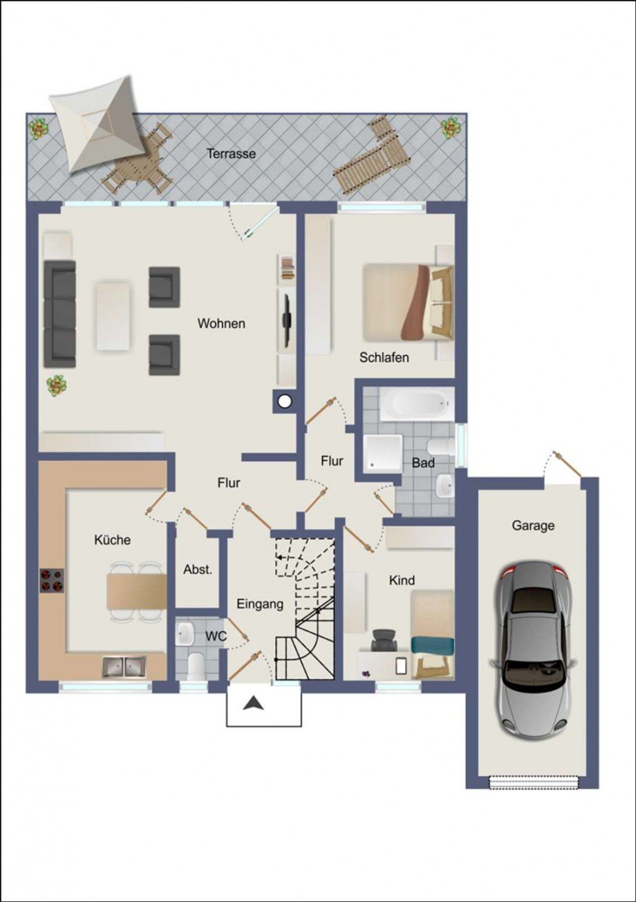 Erdgeschoss Einfamilienhaus Wolfsburg